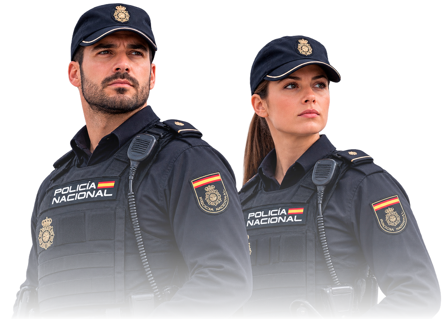 Dos policías nacionales en activo, los que analizan el examen en el directo